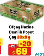 OFÇAY HAZİNE DEMLİK POŞET ÇAY 30X8 G OFÇAY HAZİNE DEMLİK POŞET ÇAY 30X8 G